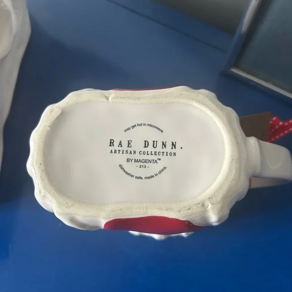 Rae Dunn Christmas Xmas Red and White Merry Christmas Stocking Mug - Picture 5 of 5